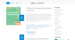 Desktop Screenshot of erdalozkaya.com